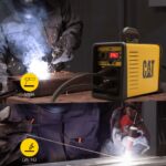 CAT DZ141T 140 Amper TIG LIFT/MMA Çanta Tipi Profesyonel Dijital İnverter Kaynak Makinesi + CAT DX37 Avuç Taşlama - Görsel 2