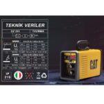 CAT DZ201 200 Amper TIG LIFT/MMA Çanta Tipi Profesyonel Dijital İnverter Kaynak Makinesi - Görsel 3