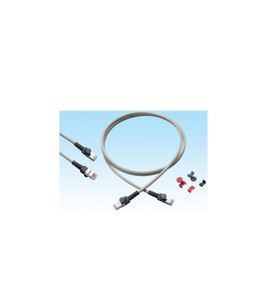 Cat6A S/FTP Patch Cord LSOH 1m Gri