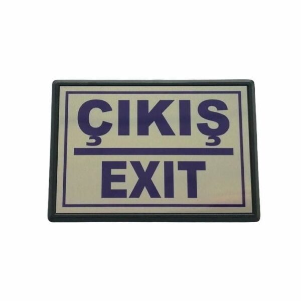 Cemax Yönlendirme Büyük Çıkış (Exit) 13X8,5 cm