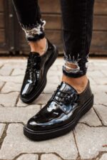 CH001 - RST Classic Lace Erkek Ayakkabı SIYAH - Görsel 4