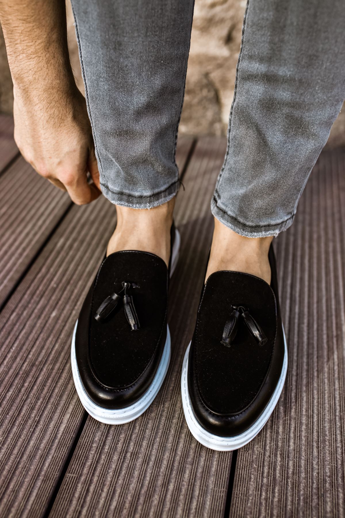 ch002-cbt-loafer-pelle-erkek-24310_4 CH002 - CBT Loafer Pelle Erkek Ayakkabı SIYAH - Görsel 4