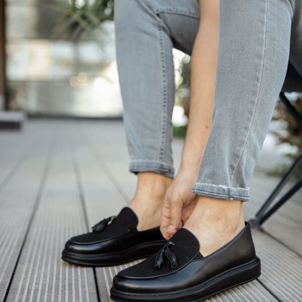 CH002 - CST Loafer Pelle Erkek Ayakkabı SIYAH