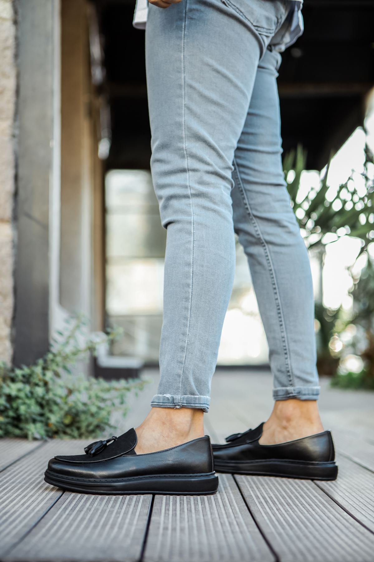 ch002-cst-loafer-pelle-erkek-24311_3 CH002 - CST Loafer Pelle Erkek Ayakkabı SIYAH - Görsel 3