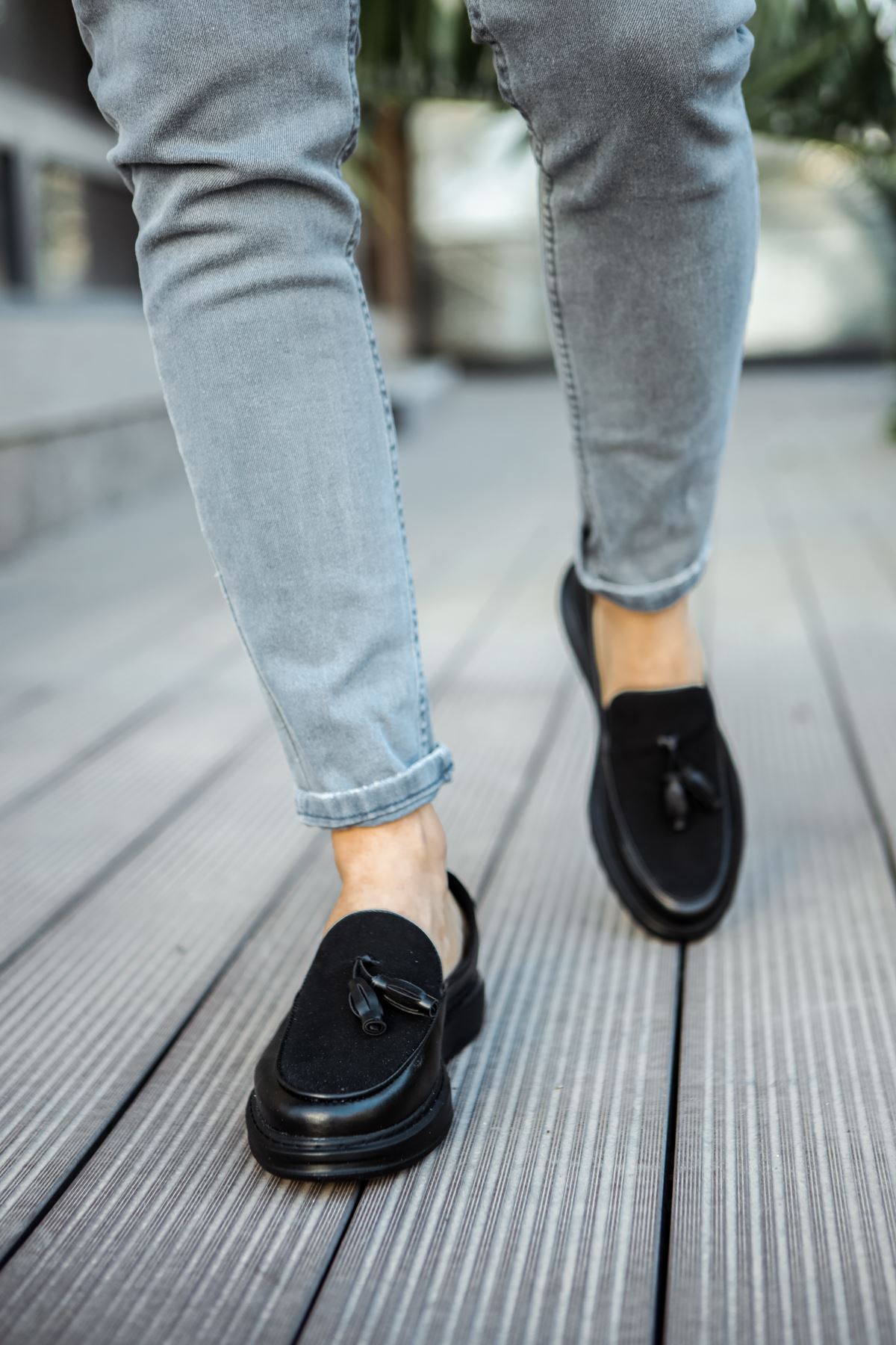 ch002-cst-loafer-pelle-erkek-24311_4 CH002 - CST Loafer Pelle Erkek Ayakkabı SIYAH - Görsel 4