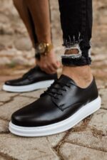 CH003 - CBT Pelle Classica Erkek Ayakkabı SIYAH - Görsel 3
