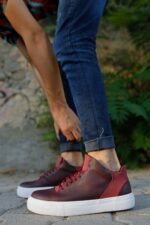 CH004 - CBT Hıde Erkek Ayakkabı BORDO - Görsel 2