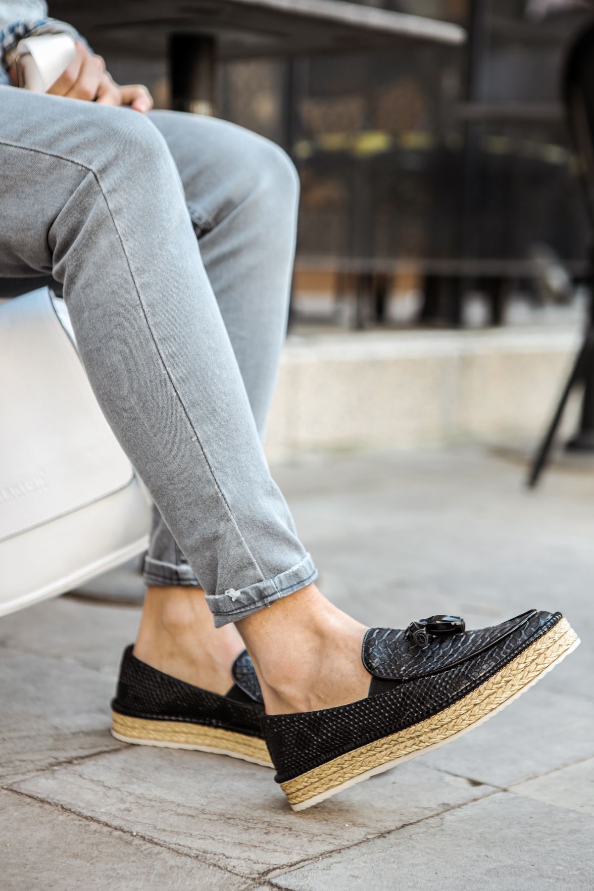 ch119-cbt-tassels-erkek-ayak-24684_4 CH119 - CBT Tassels Erkek Ayakkabı SIYAH - Görsel 4
