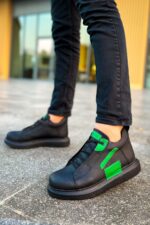 CH131 - GST Frogner Erkek Bot SIYAH / YESIL - Görsel 3