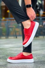 CH149 - CBT Changer Over Erkek Ayakkabı KIRMIZI - Görsel 4