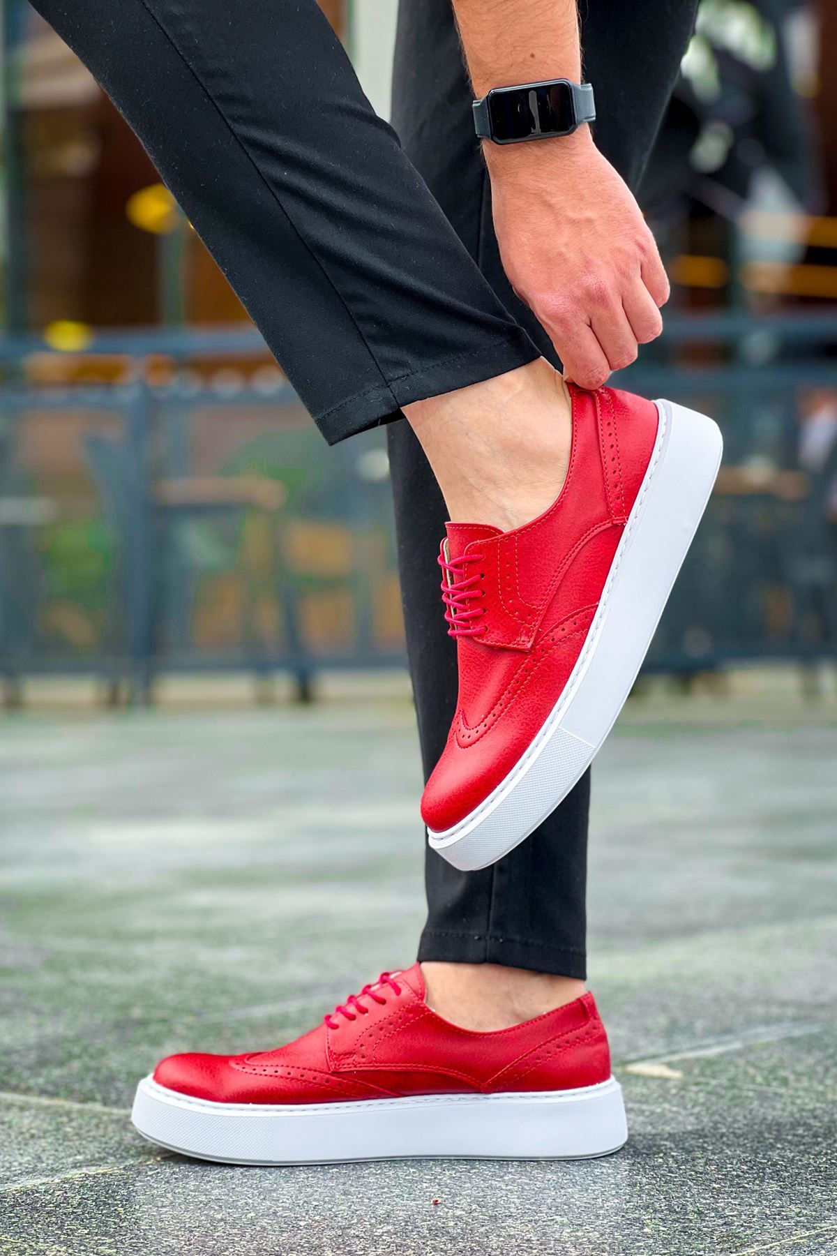 ch149-cbt-changer-over-erkek-24732_4 CH149 - CBT Changer Over Erkek Ayakkabı KIRMIZI - Görsel 4