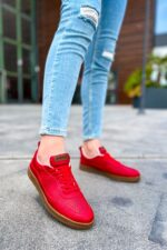 CH157 - CKT Retro Erkek Ayakkabı KIRMIZI