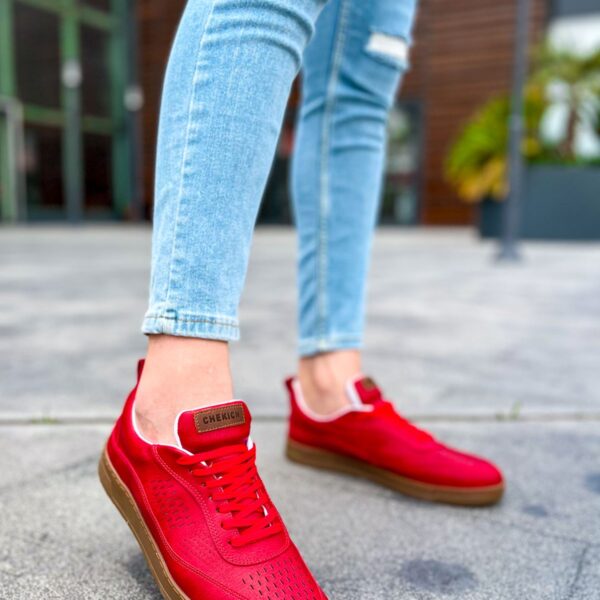 CH157 - CKT Retro Erkek Ayakkabı KIRMIZI