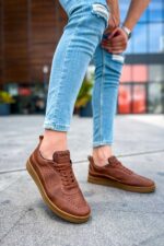CH157 - CKT Retro Erkek Ayakkabı TABA - Görsel 3