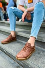 CH157 - CKT Retro Erkek Ayakkabı TABA - Görsel 4