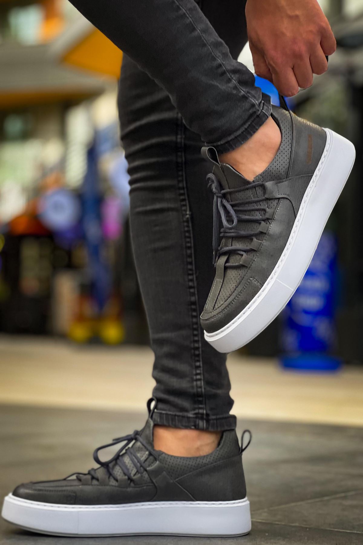 ch159-cbt-saturn-erkek-ayakk-24768_3 CH159 - CBT Saturn Erkek Ayakkabı ANTRASIT - Görsel 3