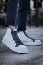 CH167 - GBT Blazer Erkek Bot BEYAZ/ANTRASIT - Görsel 3