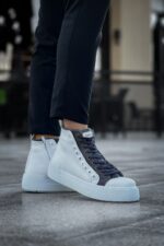 CH167 - GBT Blazer Erkek Bot BEYAZ/ANTRASIT - Görsel 4