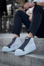 CH167 - GBT Blazer Erkek Bot BEYAZ/ANTRASIT - Görsel 5