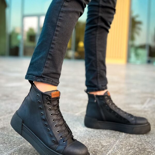 CH167 - GST Blazer Erkek Bot SIYAH/SIYAH