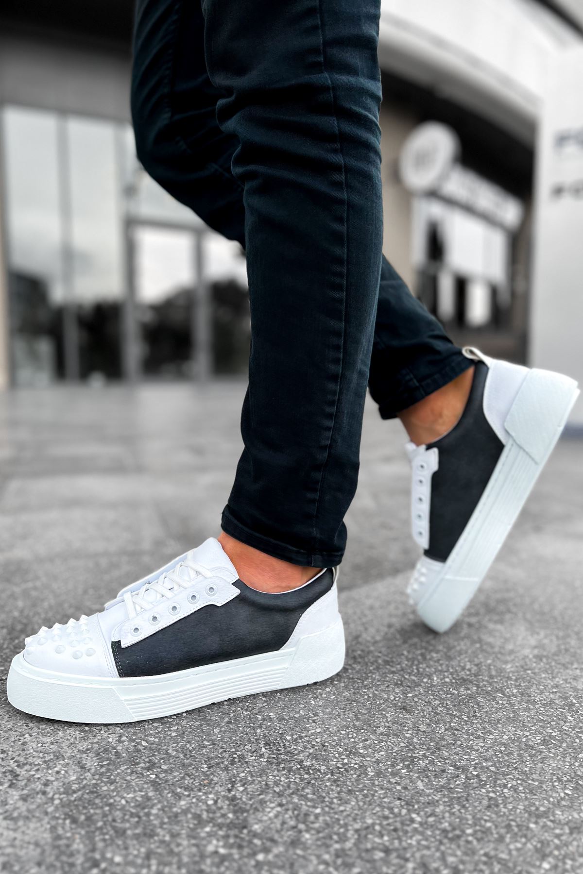 ch169-cbt-thorn-erkek-ayakka-24789_3 CH169 - CBT Thorn Erkek Ayakkabı ANTRASIT/BEYAZ - Görsel 3