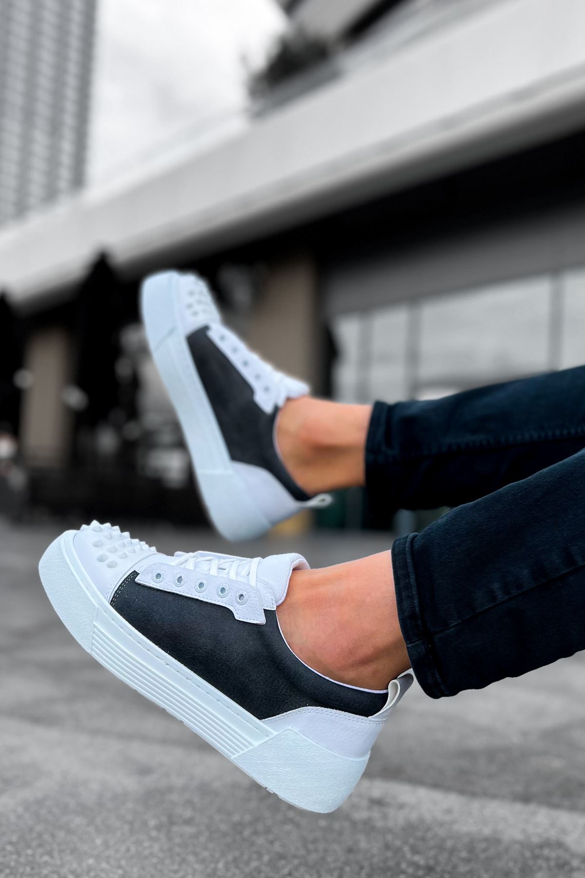 ch169-cbt-thorn-erkek-ayakka-24789_5 CH169 - CBT Thorn Erkek Ayakkabı ANTRASIT/BEYAZ - Görsel 5