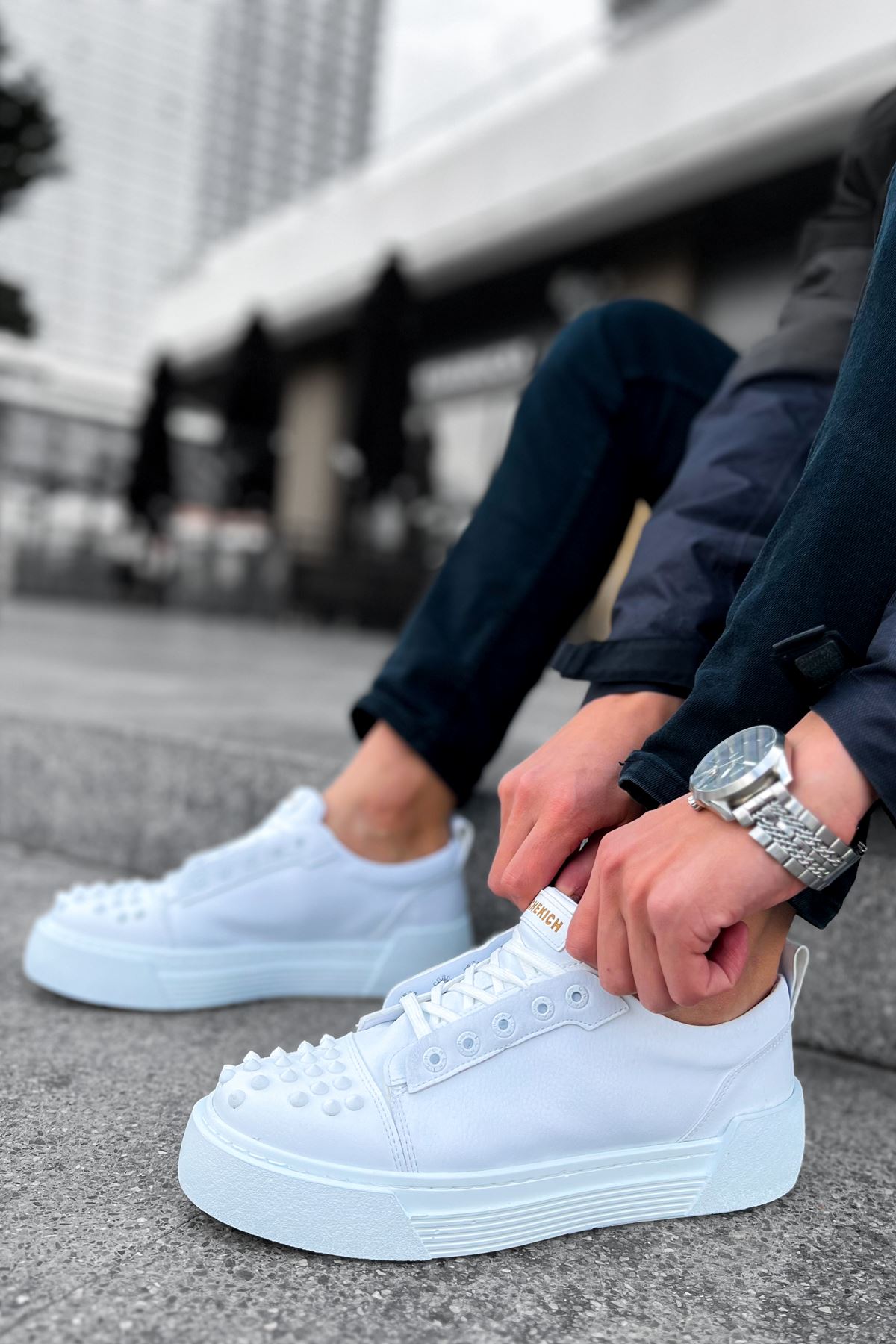 ch169-cbt-thorn-erkek-ayakka-24790_4 CH169 - CBT Thorn Erkek Ayakkabı BEYAZ - Görsel 4