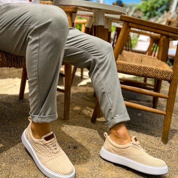 CH173 - KBT Velluto Erkek Ayakkabı BEJ