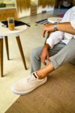 CH173 - KBT Velluto Erkek Ayakkabı BEYAZ - Görsel 2