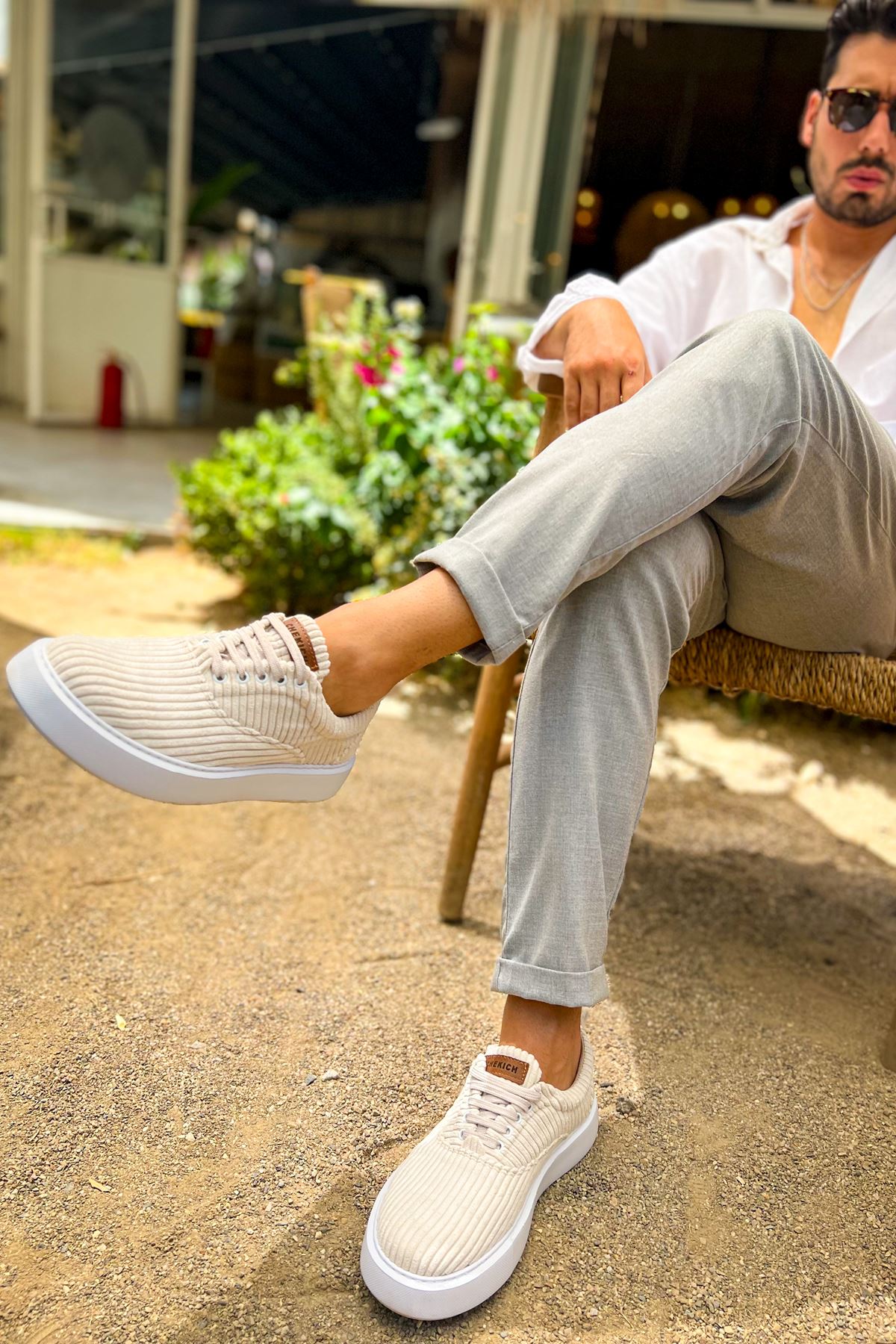 ch173-kbt-velluto-erkek-ayak-24811_4 CH173 - KBT Velluto Erkek Ayakkabı BEYAZ - Görsel 4