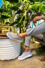 CH173 - KBT Velluto Erkek Ayakkabı GRI - Görsel 2