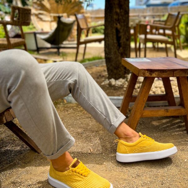 CH173 - KBT Velluto Erkek Ayakkabı SARI