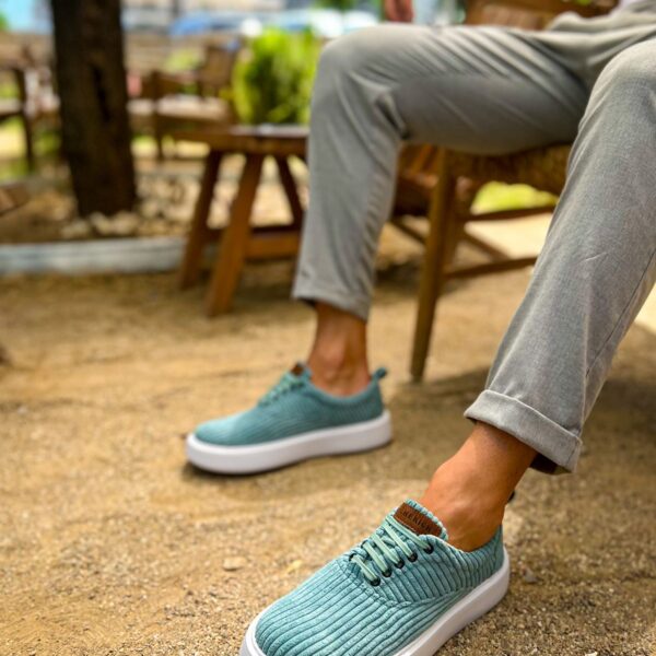 CH173 - KBT Velluto Erkek Ayakkabı SU YESILI