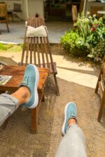 CH173 - KBT Velluto Erkek Ayakkabı SU YESILI - Görsel 4