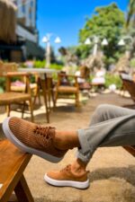 CH173 - KBT Velluto Erkek Ayakkabı TABA - Görsel 3