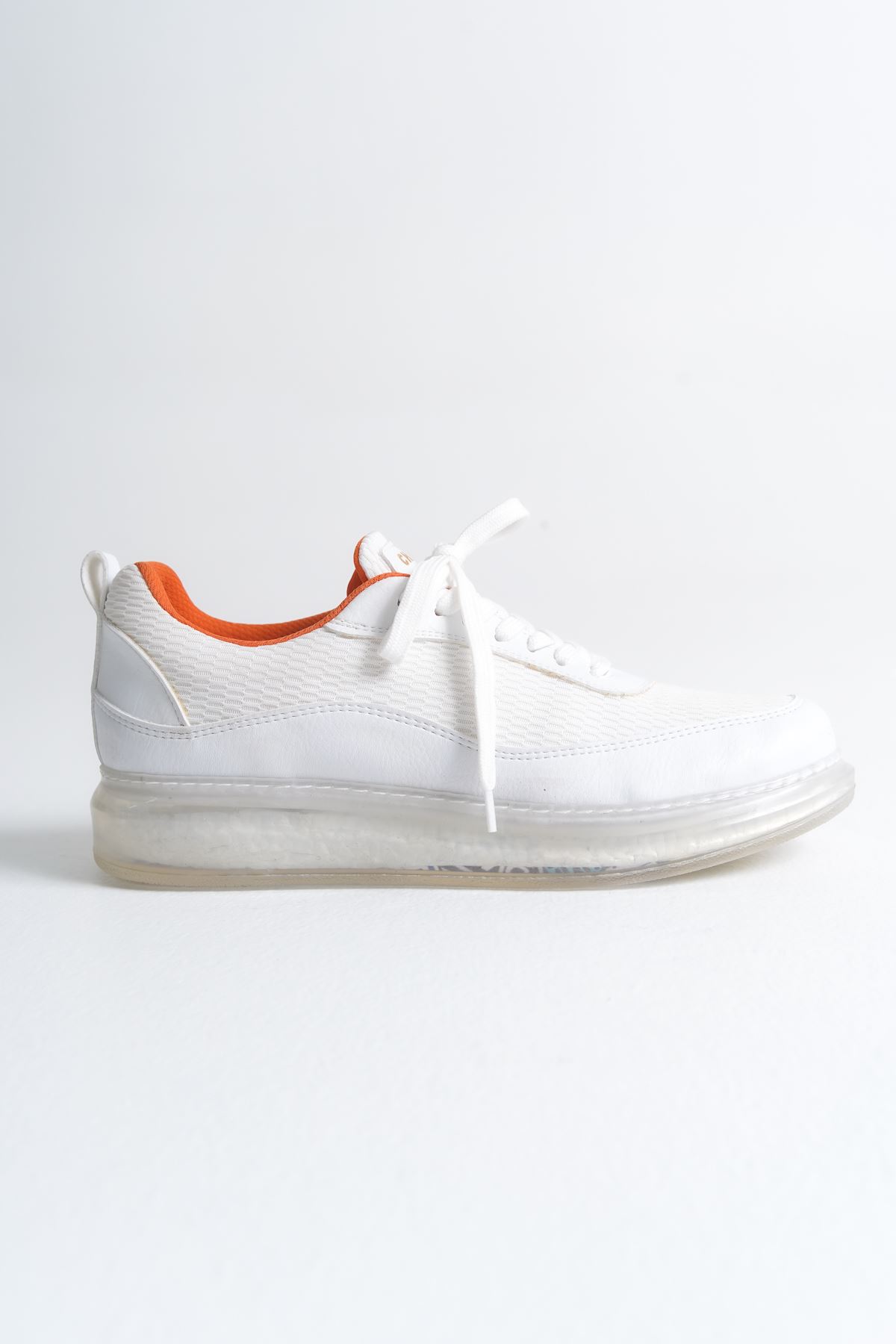 ch181-rrt-ipekyol-erkek-ay-24856_4 CH181 - RRT İpekyol  Erkek Ayakkabı BEYAZ - TURUNCU - Görsel 4
