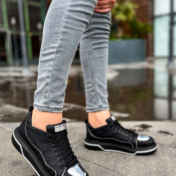 CH183 - CST Jet Setter Mirror  Erkek Ayakkabı SIYAH/GUMUS