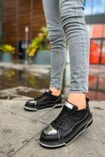 CH183 - CST Jet Setter Mirror  Erkek Ayakkabı SIYAH/GUMUS - Görsel 2