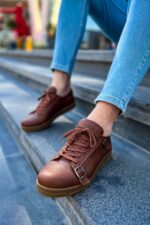 CH191 - CKT Side Buckle Erkek Ayakkabı TABA - Görsel 4