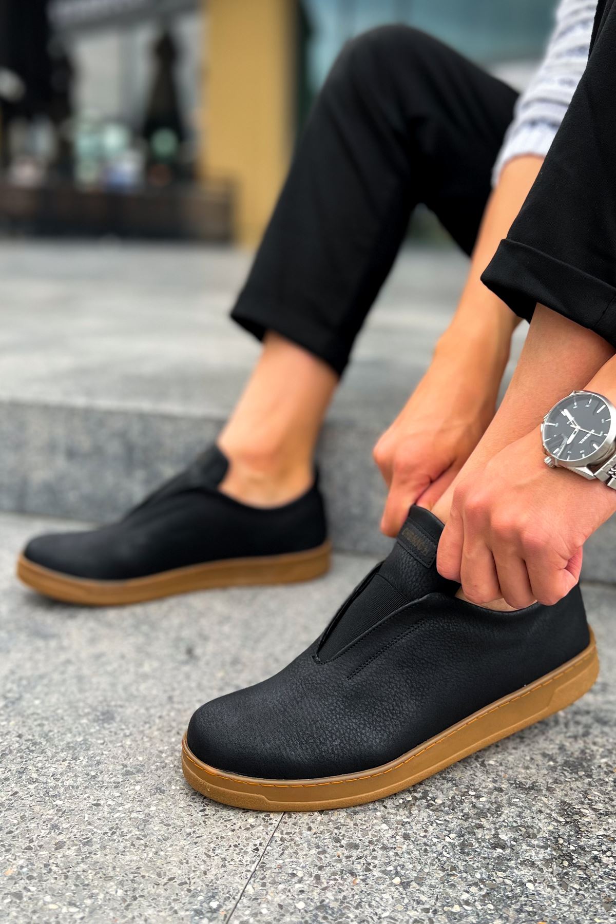 ch195-ckt-rigidus-erkek-ayak-24890_4 CH195 - CKT Rigidus Erkek Ayakkabı SIYAH - Görsel 4