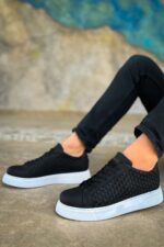 CH203 - OBT Maglieria Erkek Ayakkabı SIYAH - Görsel 2