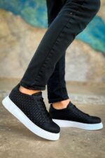 CH203 - OBT Maglieria Erkek Ayakkabı SIYAH - Görsel 3