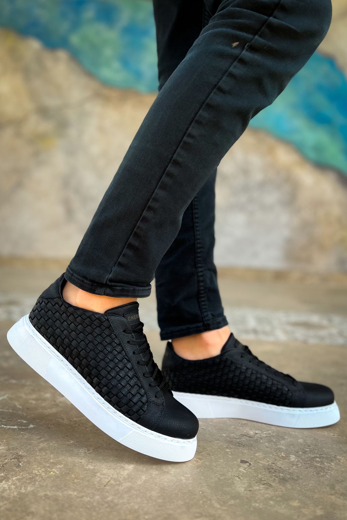 ch203-obt-maglieria-erkek-ay-24899_3 CH203 - OBT Maglieria Erkek Ayakkabı SIYAH - Görsel 3