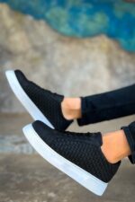 CH203 - OBT Maglieria Erkek Ayakkabı SIYAH - Görsel 5