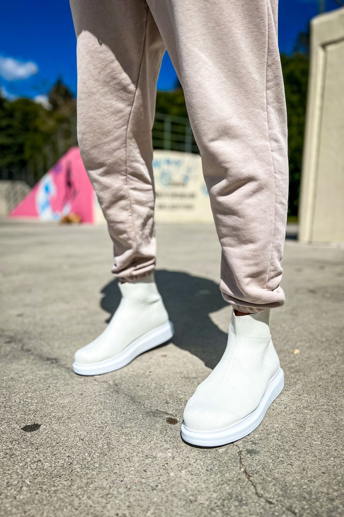 ch207-trt-maglieria-t-erkek-24902_3 CH207 - TRT Maglieria-T Erkek Ayakkabı BEYAZ - Görsel 3