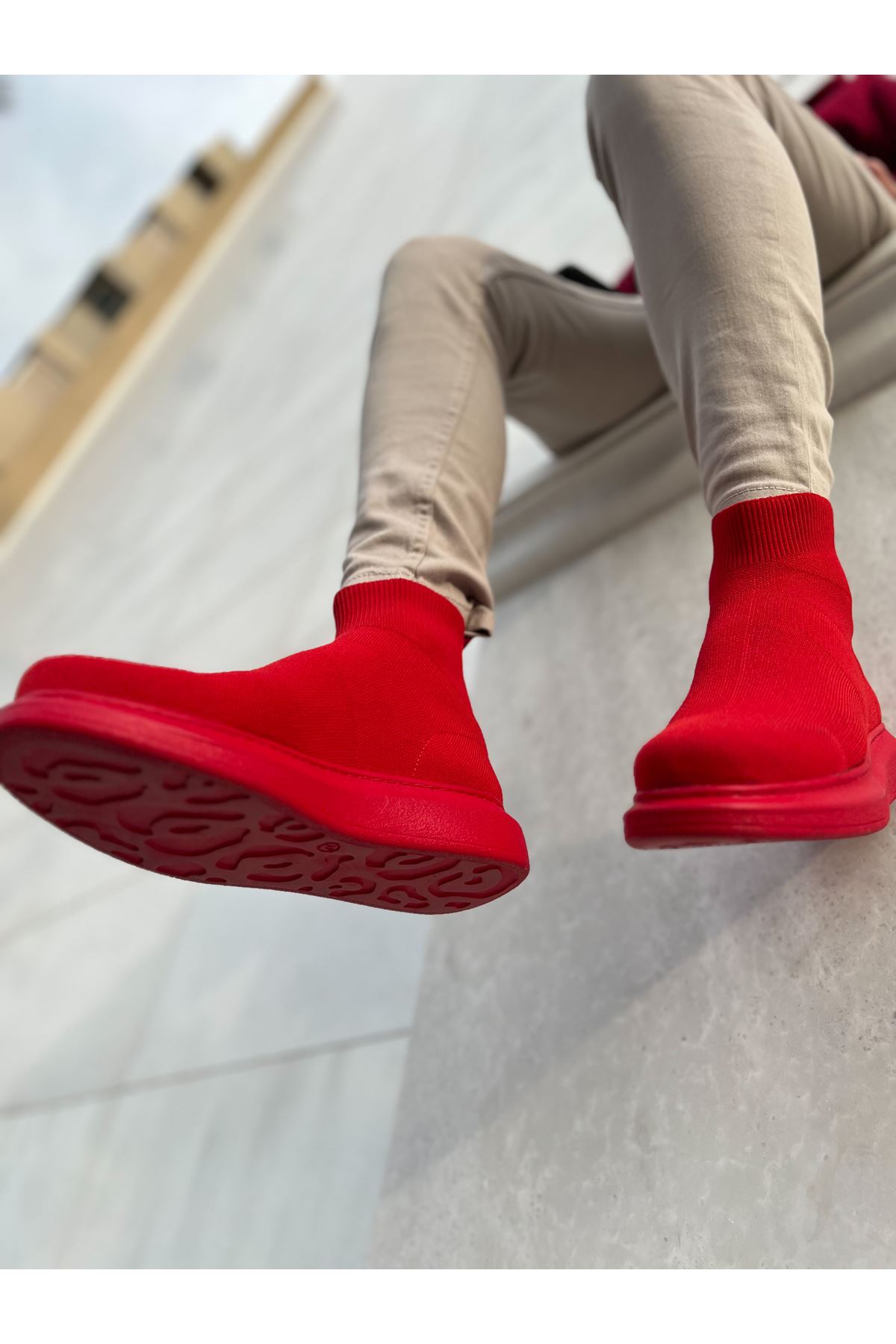 ch207-trt-maglieria-t-erkek-24904_3 CH207 - TRT Maglieria-T Erkek Ayakkabı KIRMIZI - Görsel 3