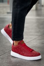 CH209 - OBT Vimini Erkek Ayakkabı KIRMIZI - Görsel 2