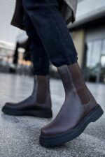 CH223 - CST Alaska Erkek Bot KAHVE - Görsel 2