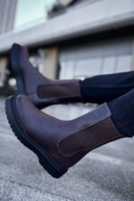 CH223 - CST Alaska Erkek Bot KAHVE - Görsel 4