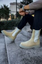 CH223 - SRT Alaska Süet Erkek Bot KUM - Görsel 5